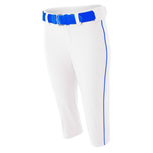 A4 Ladies' Softball Pants w/ Piping