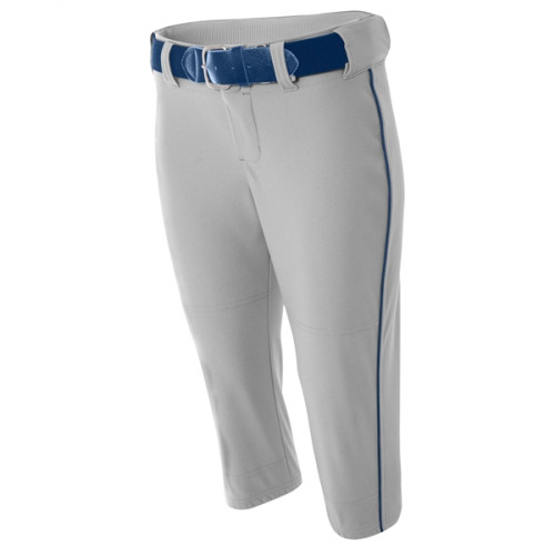 A4 Ladies' Softball Pants w/ Piping