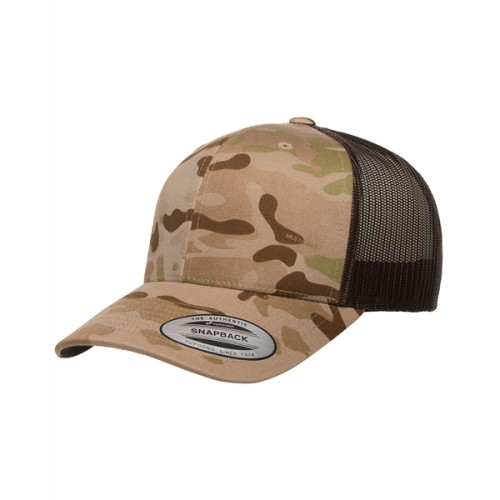YP Classics® Retro Trucker Multicam® Snapback