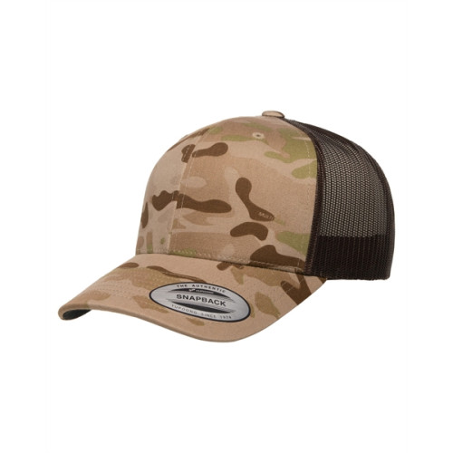 YP Classics® Retro Trucker Multicam® Snapback