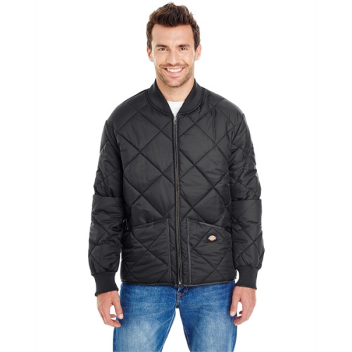 Men's Diamond Quilted Nylon Jacket