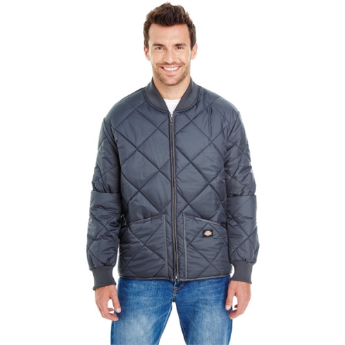 Men's Diamond Quilted Nylon Jacket