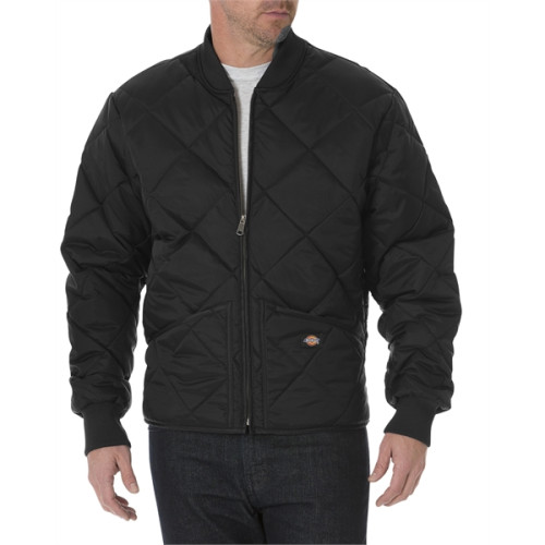 Men's Diamond Quilted Nylon Jacket