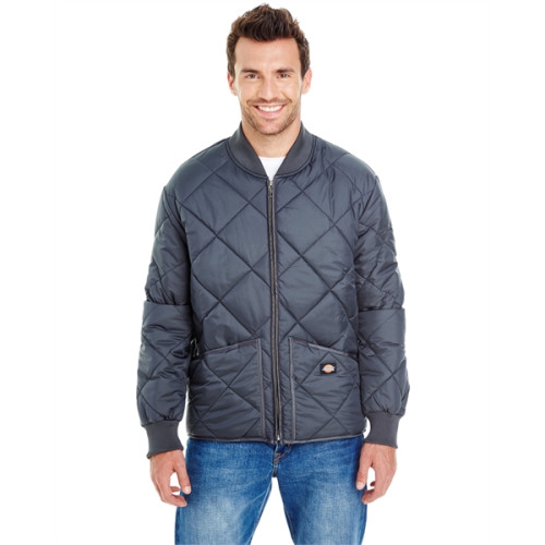 Men's Diamond Quilted Nylon Jacket