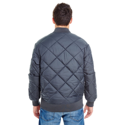 Men's Diamond Quilted Nylon Jacket