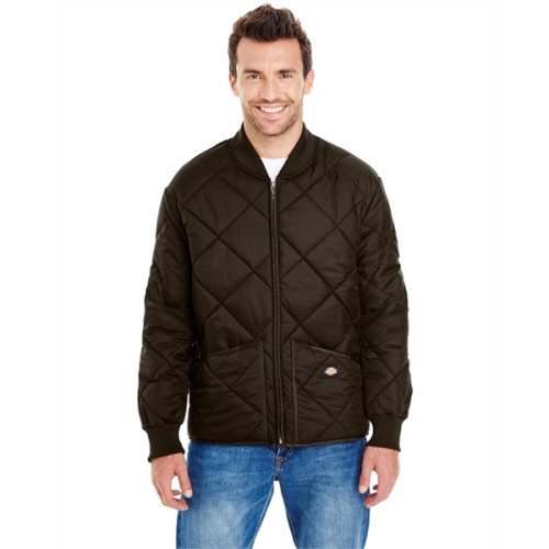 Men's Diamond Quilted Nylon Jacket