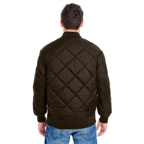 Men's Diamond Quilted Nylon Jacket