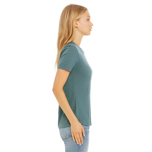 Ladies' Relaxed Heather CVC Short-Sleeve T-Shirt