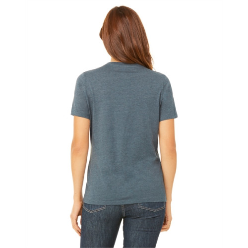 Ladies' Relaxed Heather CVC Short-Sleeve T-Shirt