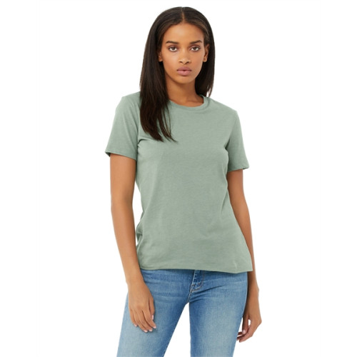 Ladies' Relaxed Heather CVC Short-Sleeve T-Shirt