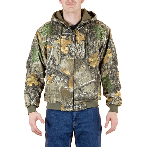 Men's Tall Highland Washed Cotton Duck Hooded Jacket