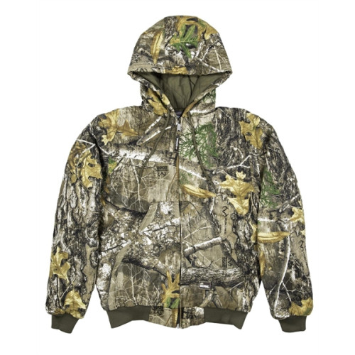 Men's Tall Highland Washed Cotton Duck Hooded Jacket