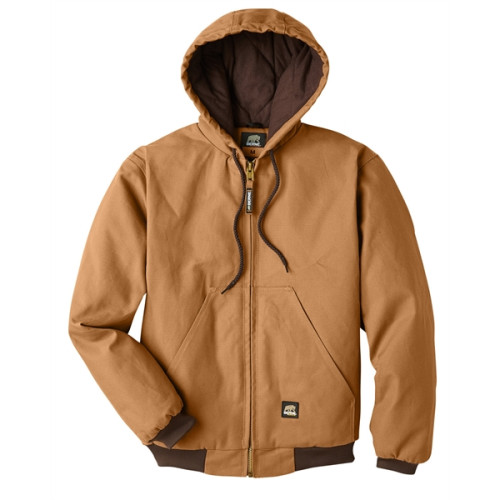 Men's Tall Highland Washed Cotton Duck Hooded Jacket