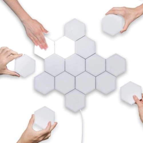Touch sensing spliced quantum lamps