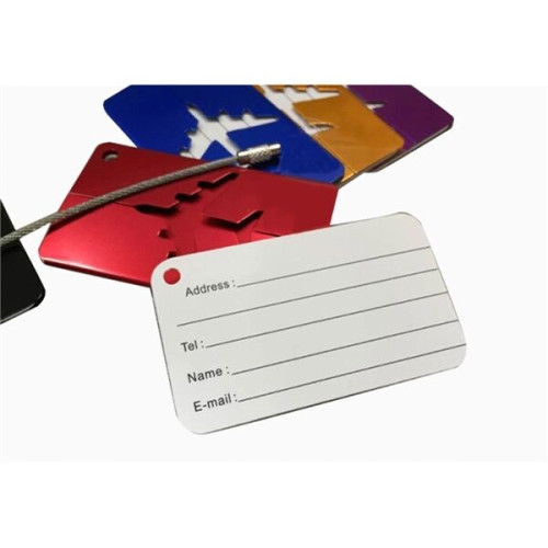 High quality Metal  Plane Luggage Tag