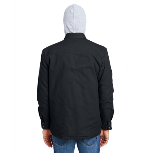 Dickies Men's Hooded Duck Quilted Shirt Jacket