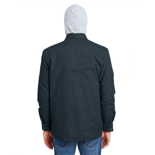 Dickies Men's Hooded Duck Quilted Shirt Jacket