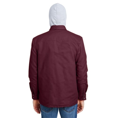 Dickies Men's Hooded Duck Quilted Shirt Jacket