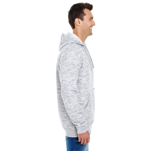 Burnside Men's Injected Slub Yarn-Dyed Fleece Hoodie