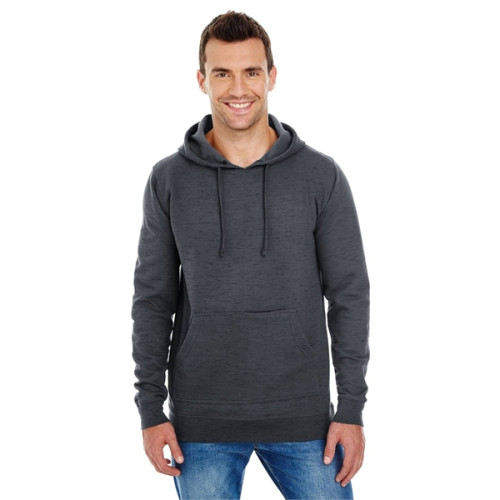 Burnside Men's Injected Slub Yarn-Dyed Fleece Hoodie