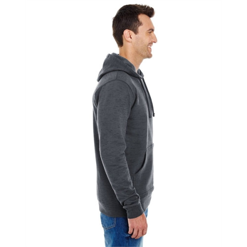 Burnside Men's Injected Slub Yarn-Dyed Fleece Hoodie