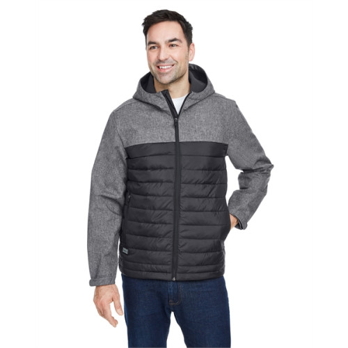 Men's Pinnacle Puffer Body Softshell Hooded Jacket
