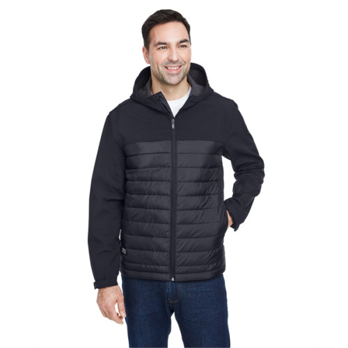 Men's Pinnacle Puffer Body Softshell Hooded Jacket
