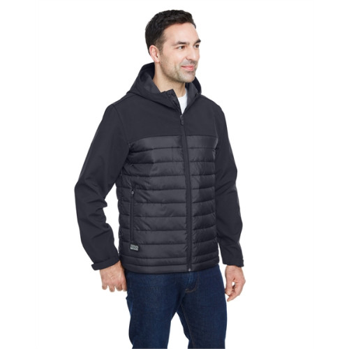 Men's Pinnacle Puffer Body Softshell Hooded Jacket