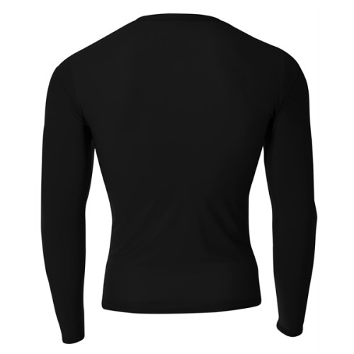 Adult Polyester Spandex Long Sleeve Compression T-Shirt