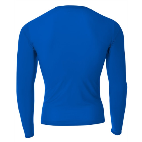 Adult Polyester Spandex Long Sleeve Compression T-Shirt