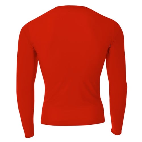 Adult Polyester Spandex Long Sleeve Compression T-Shirt