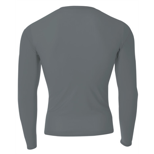 Adult Polyester Spandex Long Sleeve Compression T-Shirt