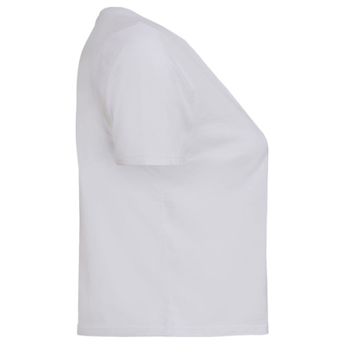 Ladies' Poly-Cotton Crop T-Shirt