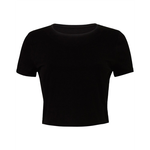 Ladies' Poly-Cotton Crop T-Shirt