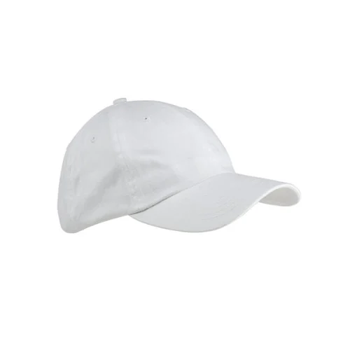 6-Panel Brushed Twill Unstructured Cap