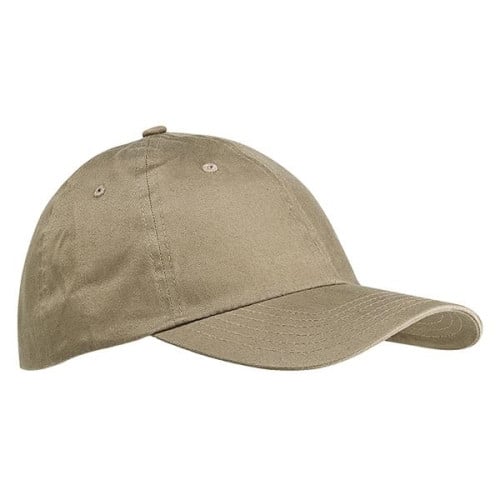 6-Panel Brushed Twill Unstructured Cap