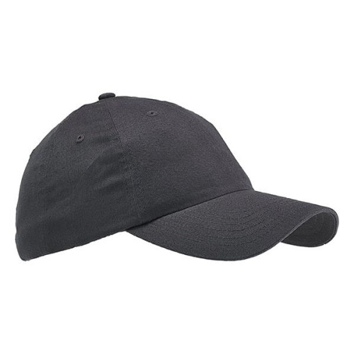 6-Panel Brushed Twill Unstructured Cap