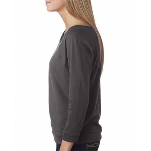 Ladies' French Terry 3/4-Sleeve Raglan