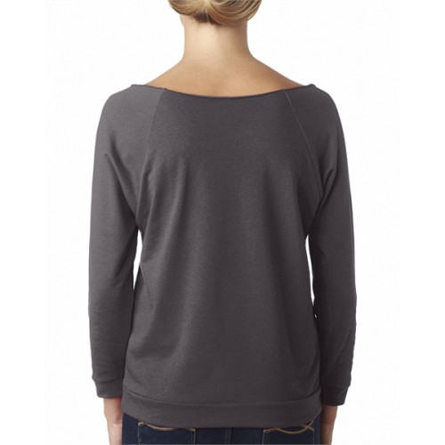 Ladies' French Terry 3/4-Sleeve Raglan