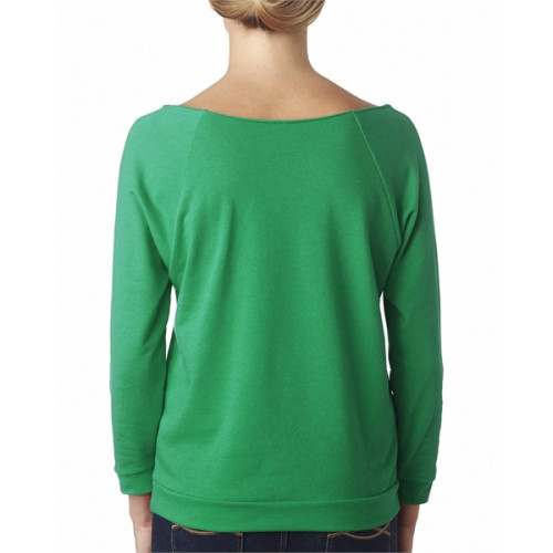 Ladies' French Terry 3/4-Sleeve Raglan