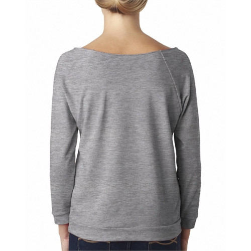 Ladies' French Terry 3/4-Sleeve Raglan