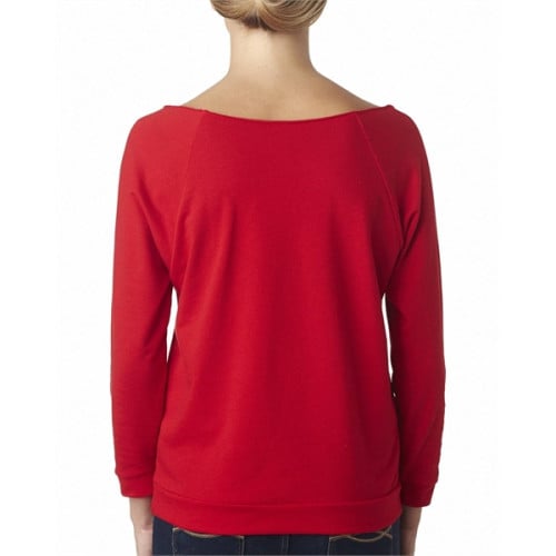 Ladies' French Terry 3/4-Sleeve Raglan