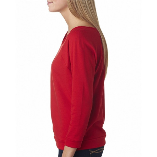 Ladies' French Terry 3/4-Sleeve Raglan