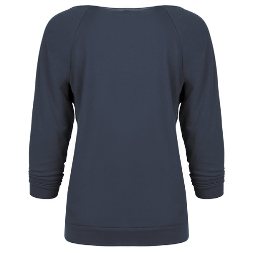 Ladies' French Terry 3/4-Sleeve Raglan