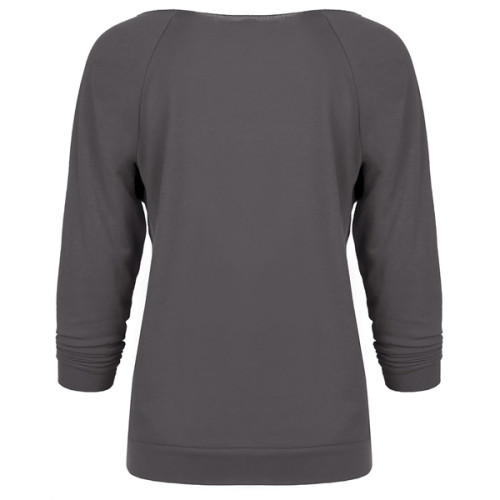 Ladies' French Terry 3/4-Sleeve Raglan