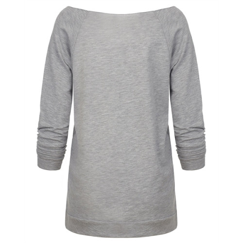Ladies' French Terry 3/4-Sleeve Raglan
