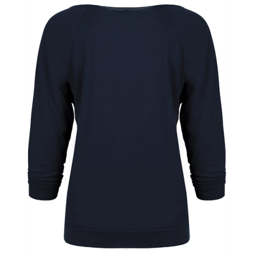 Ladies' French Terry 3/4-Sleeve Raglan