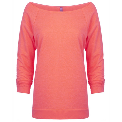 Ladies' French Terry 3/4-Sleeve Raglan