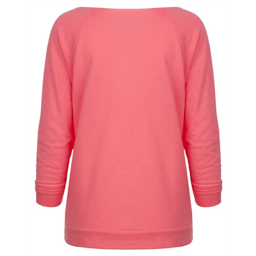 Ladies' French Terry 3/4-Sleeve Raglan