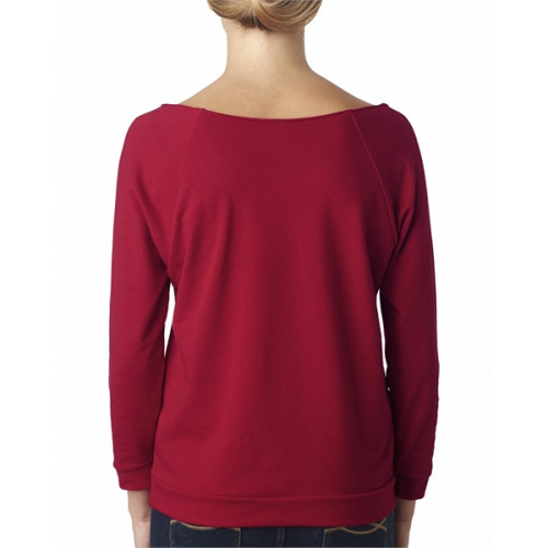 Ladies' French Terry 3/4-Sleeve Raglan